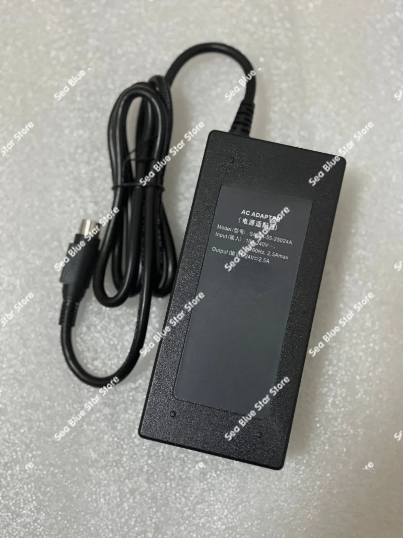 210 218 268 520 Barcode Printer Power Supply 24V2.5A Round Hole Three-pin Adapter