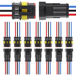8Pair 3Pin Connector Waterproof Electrical 3 Pin Plug Auto Electrical Wire Connectors Quick Disconnect Automotive Wire Connector