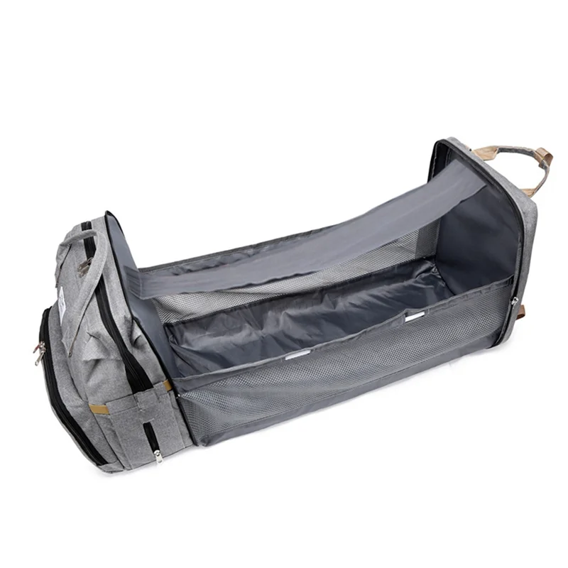 

Многофункциональный рюкзак для мамы со складной кроваткой, сумка для подгузников беременной женщины, дорожная сумка для хранения бутылочек для кормления,