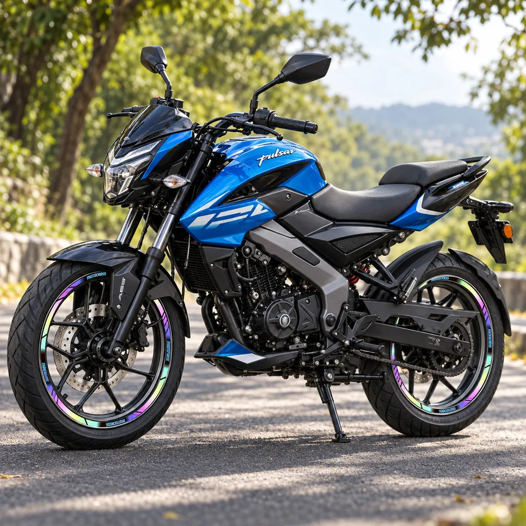 For Pulsar NS125 NS 200 400 17 Inch Motorcycle Waterproof Wheel Hub Stickers Racing Moto Rim Inner Stripe Tape Decal Accessories