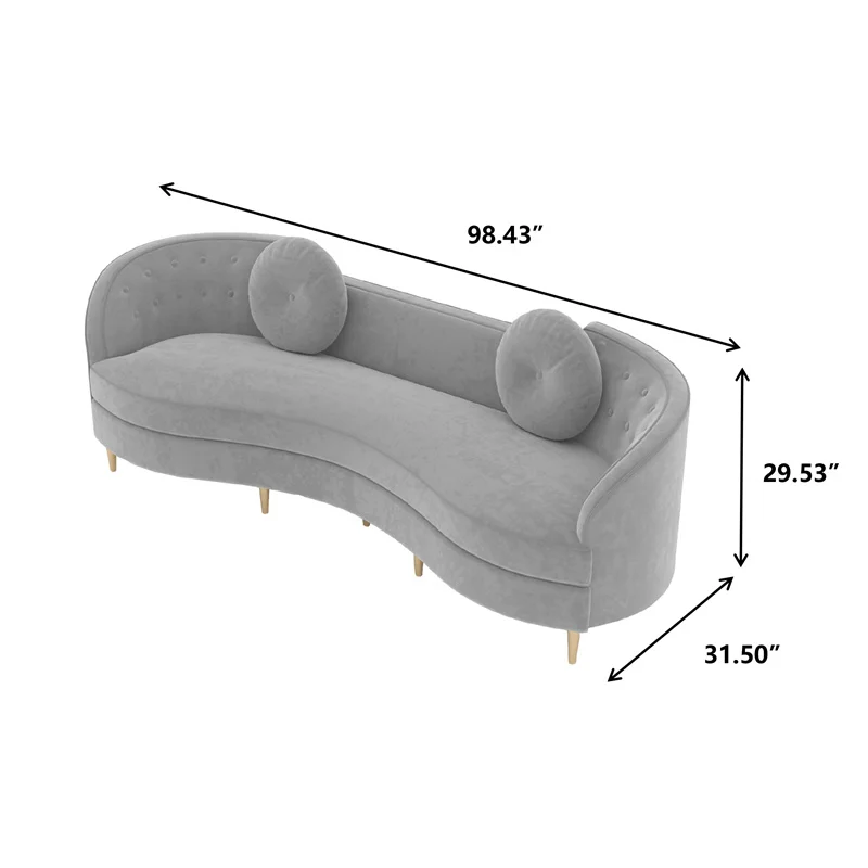 100% brand new original stock couch velvet sofa fabric living room sofa