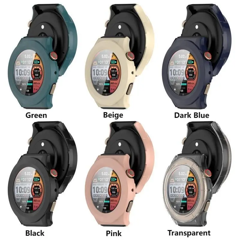 PC+Tempered Glass Case for Amazfit Cheetah Round/Cheetah Pro Samrt Watch Bumper for Amazfit Cheetah Pro Shell Protective Cover
