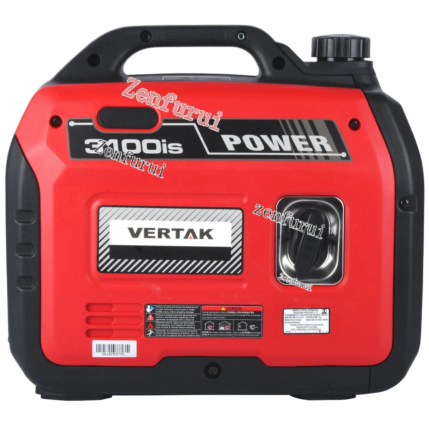 Generation Equipment Super Quiet Generator VERTAK Portable Household 2800W Mini Gasoline