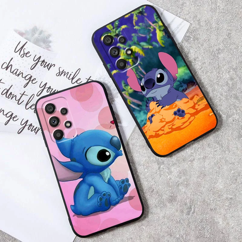 Stitch Abomination Monster For Samsung A53 A52 A33 A32 A51 A71 A21S A13 A73 A50 A22 A23 A03 A72 A54 A12 5G Black Soft