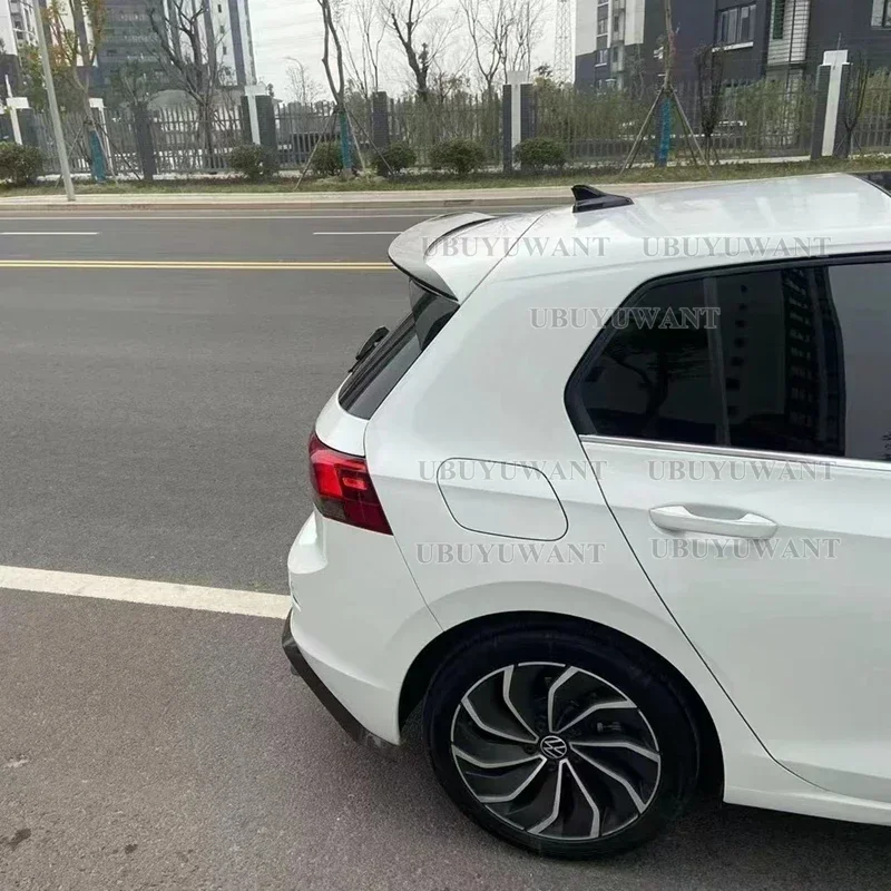 New Design ABS Plastic Rear Roof Edge Spoiler For Volkswagen Golf 8 R-line MK8 R Line