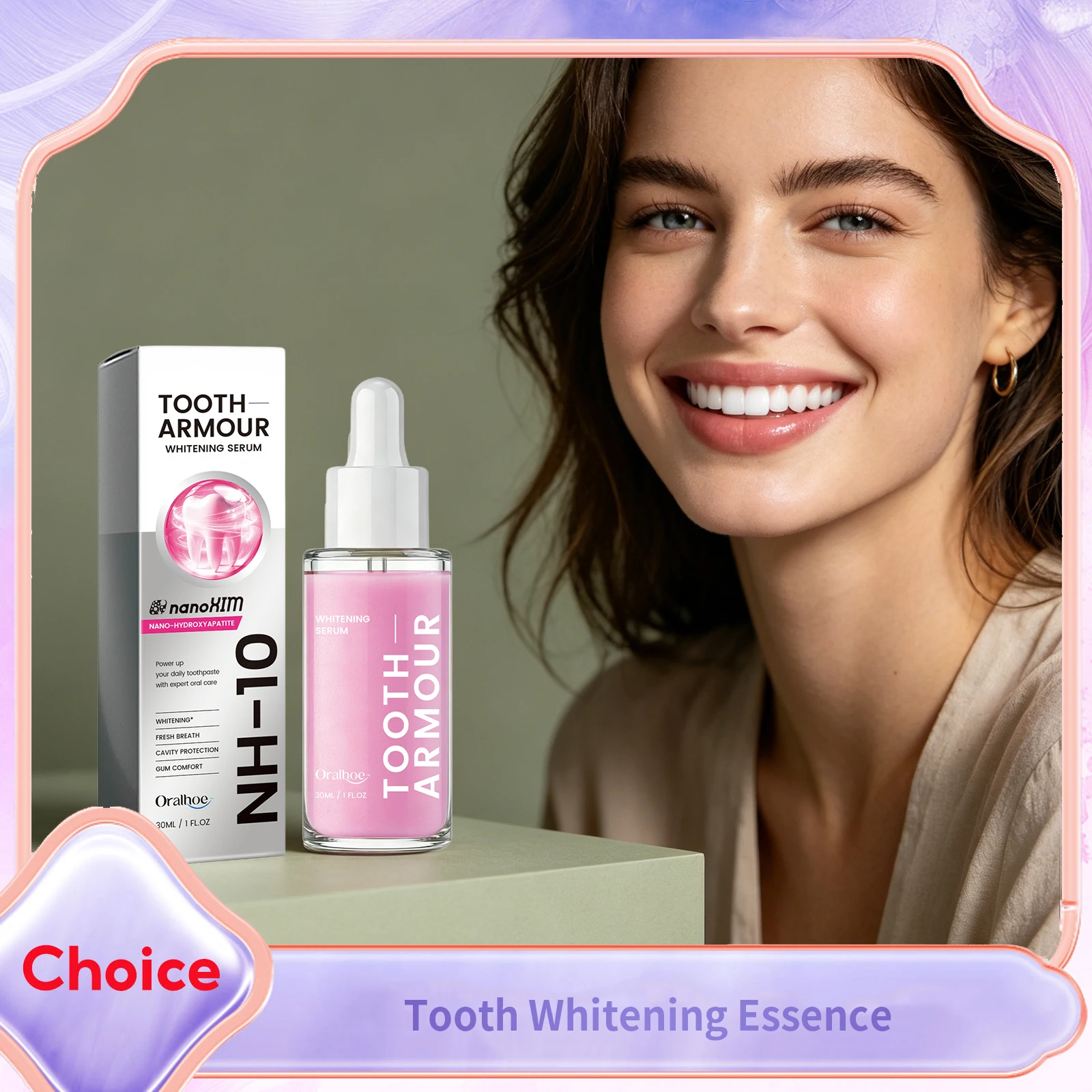 Teeth Whitening Essence Eliminate Bad Odor Freshing Breath Remove Dental Plaque Stains Reduce Bleeding Oral Care Gum Protection