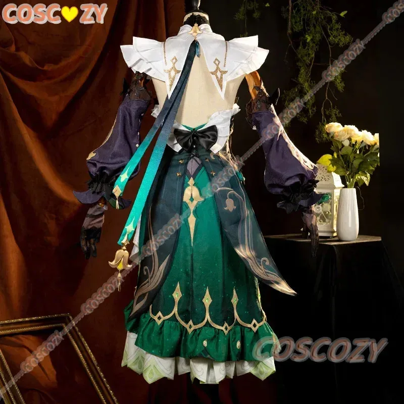 2025 yiyi Genshin Impact Emilie traje de juego de perfumista precioso vestido uniforme Cosplay disfraz peluca fiesta de Halloween mujeres juego de rol Ou