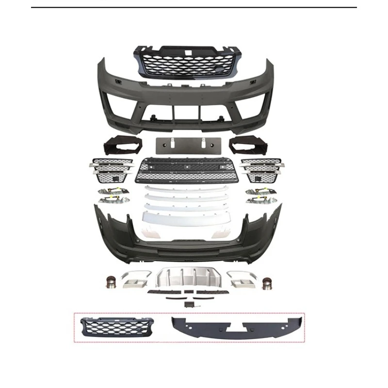 Suitable for sports upgrade China Net LM model front and rear full set of wide body large surrounding front and rear bars