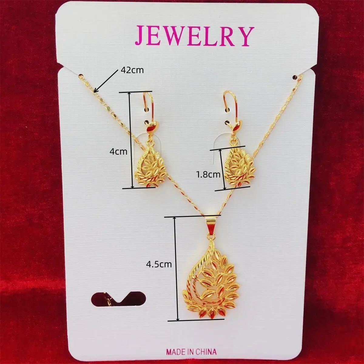 Dubai Fashion Gold Color Necklace Earrings for Women Indian African Bridal Wedding Jewelry Sets Birthday Party Gifts Wholesale