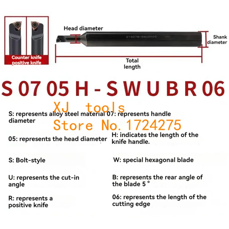 10 pezzi WBMT 060102   WBGT 060102   SF/WBGT 060104 Inserto in metallo duro LF, piccoli utensili Portautensili per tornitura Barra noiosa Parti di macchine utensili CNC