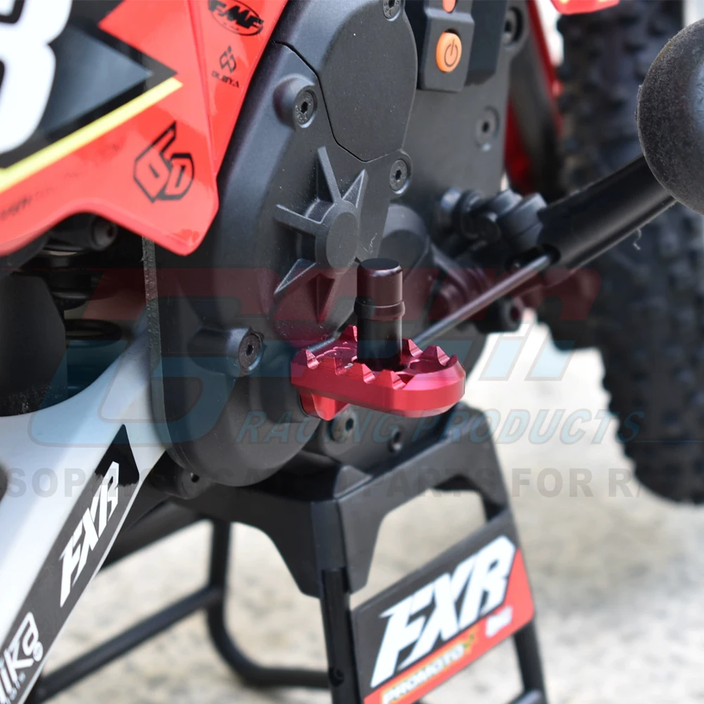 GPM for LOSI 1/4 PROMOTO-MX MOTORCYCLE LOS06000 LOS06002 Upgrade Accessories Metal Footrest Pedals LOS261006