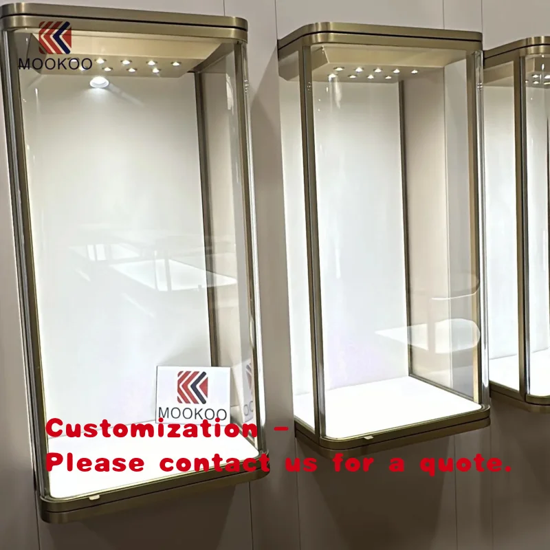 

Индивидуальные настенные витрины для ювелирных изделий, разработанные на заводе, дизайнерские решения для розничной торговли