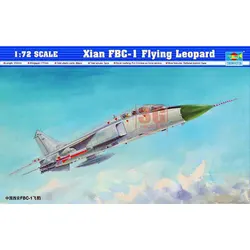 Trumpeter aircraft assembly model kit 01608 China, Xi'an FBC-1 Flying Leopard 1/72