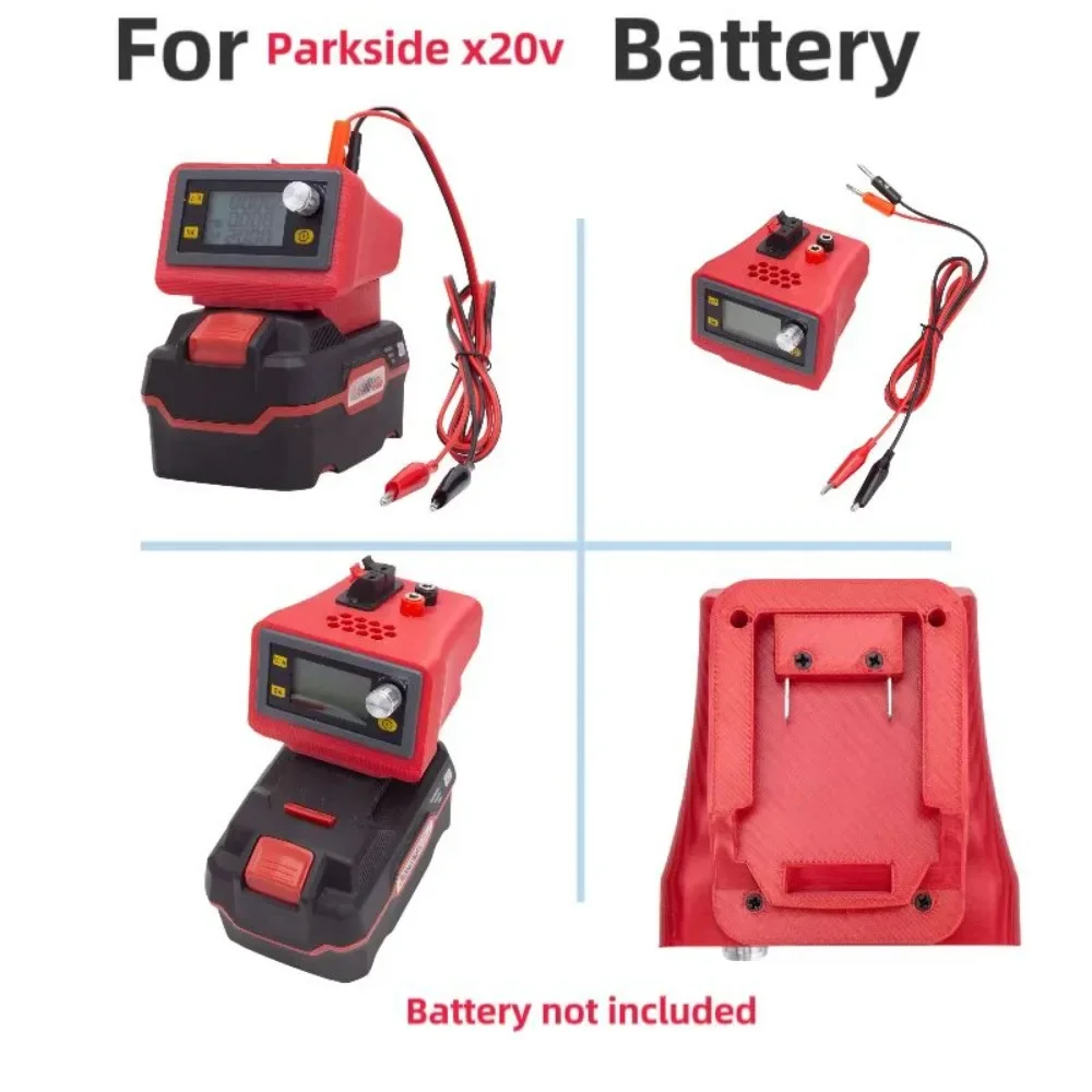 Adaptador de batería ajustable para PARKSIDE LIDL X20V TEAM Regulador de potencia de rendimiento Fuente de alimentación CC (solo adaptadores)