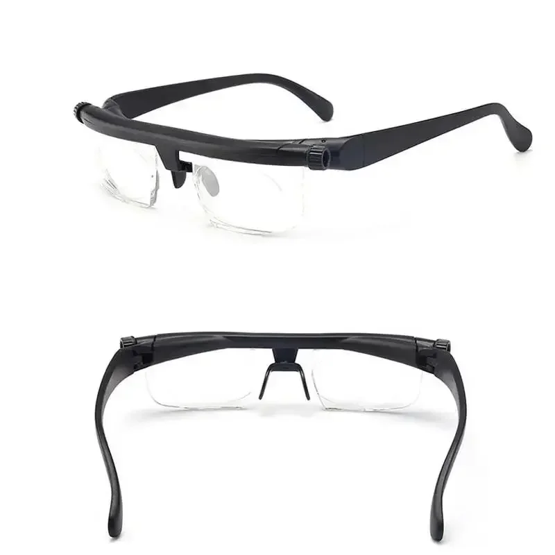 New Adjustable Strength Lens Eyewear Variable Focus Distance Vision Zoom Glasses Protective  Eyewear Read