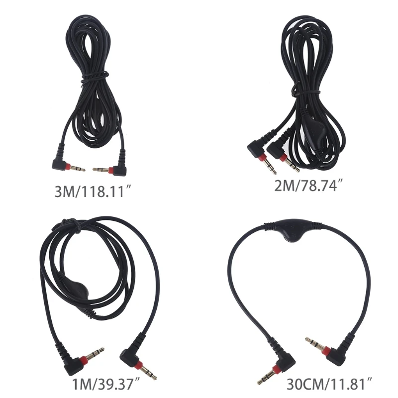 3.5mm Jack AUX Male To Female Adapter Extension Cable Audio Stereo Cord With Volume Control Earphone Headphone Wire For Smartpho