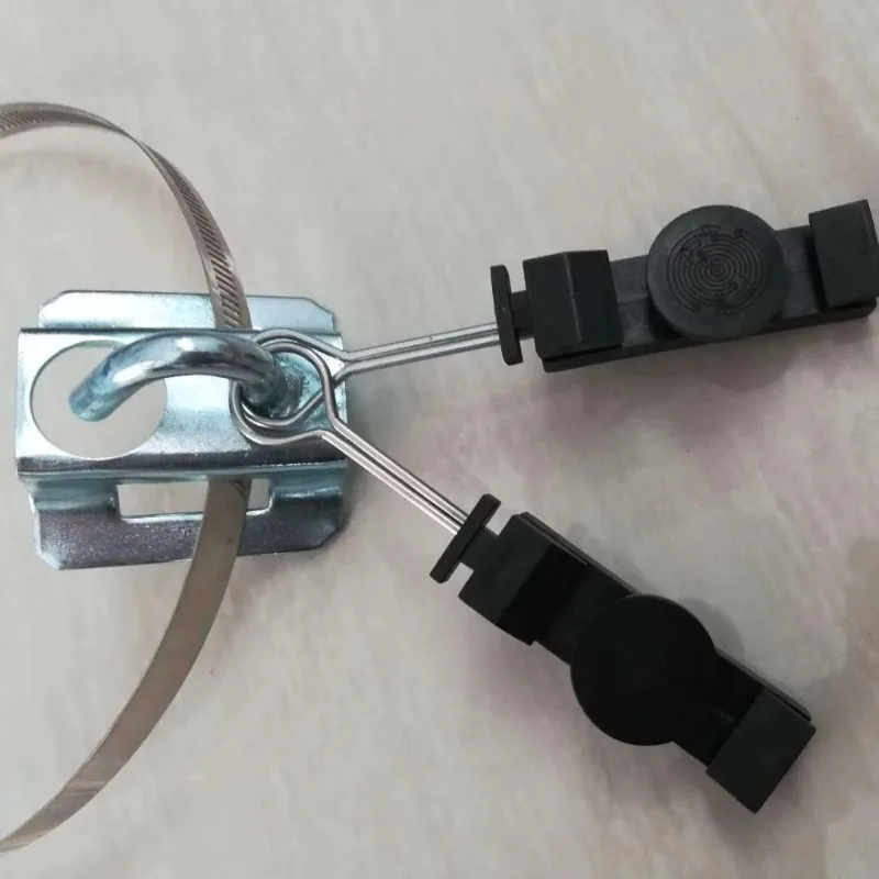 1666-6 S-Type Overhead Line Fitting FTTH Hardware Drop Cable Anchoring Clamp For Outdoor Optical Network Wiring