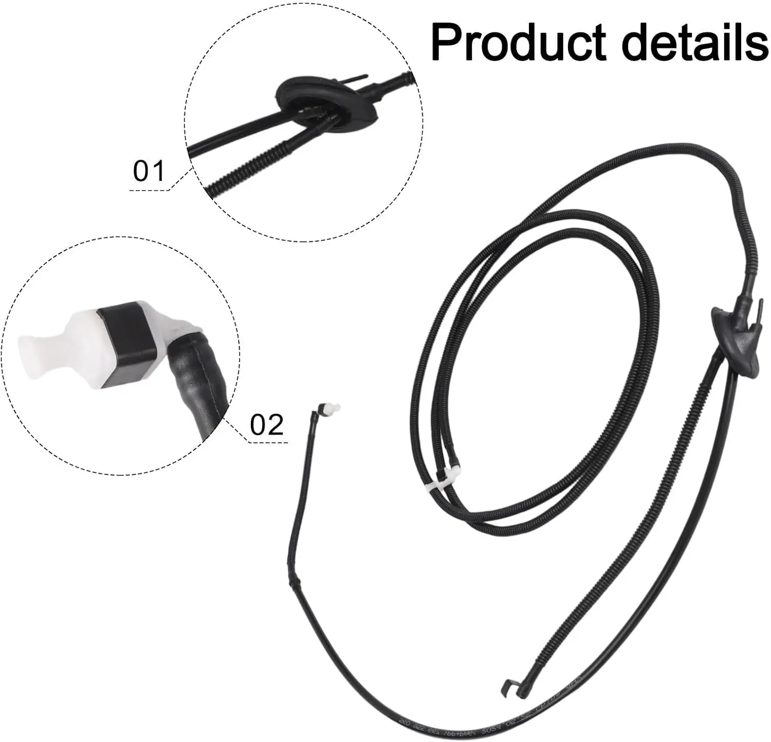 Wiper Tubing Washer Hose Resistant To Cleaning Solutions Easy To Inspect And Replace Washer Hose For Vehicles Car Tool