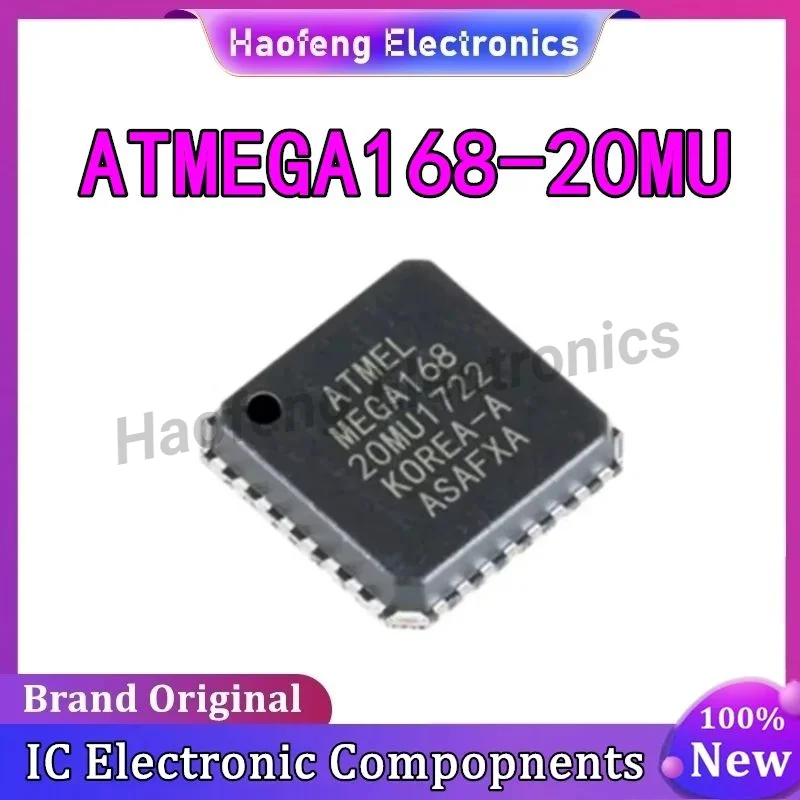 ATMEGA168-20MU ATMEGA168-20 ATMEGA168 ATMEGA IC MCU Chip VFQFN-32 in stock