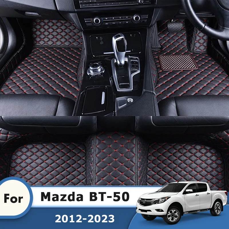 RHD Carpets For Mazda BT-50 2023 2022 2021 2020 2019 2018 2017 2016 2015 2014 2013 2012 Car Floor Mats Interior Accessories Rugs