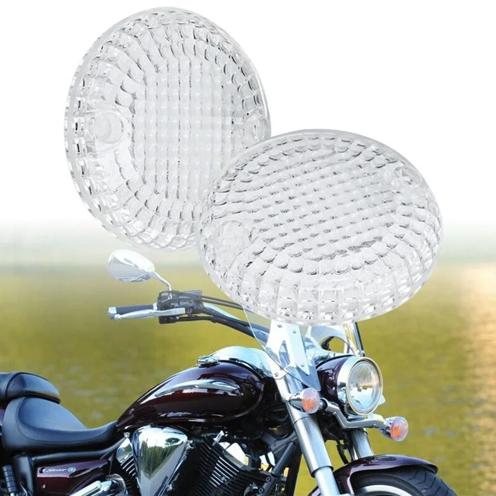 Motorcycle Front Rear Turn Signal Light Lens Flasher Indicator Lamp Blinker Cover For Yamaha XVS950C ABS/Bolt/Bolt R-Spec 13-up