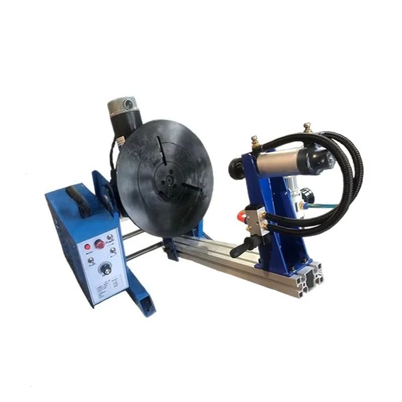 Reliable 50kg welding positioner with high-efficiency motor gear rotary table for welding turntable