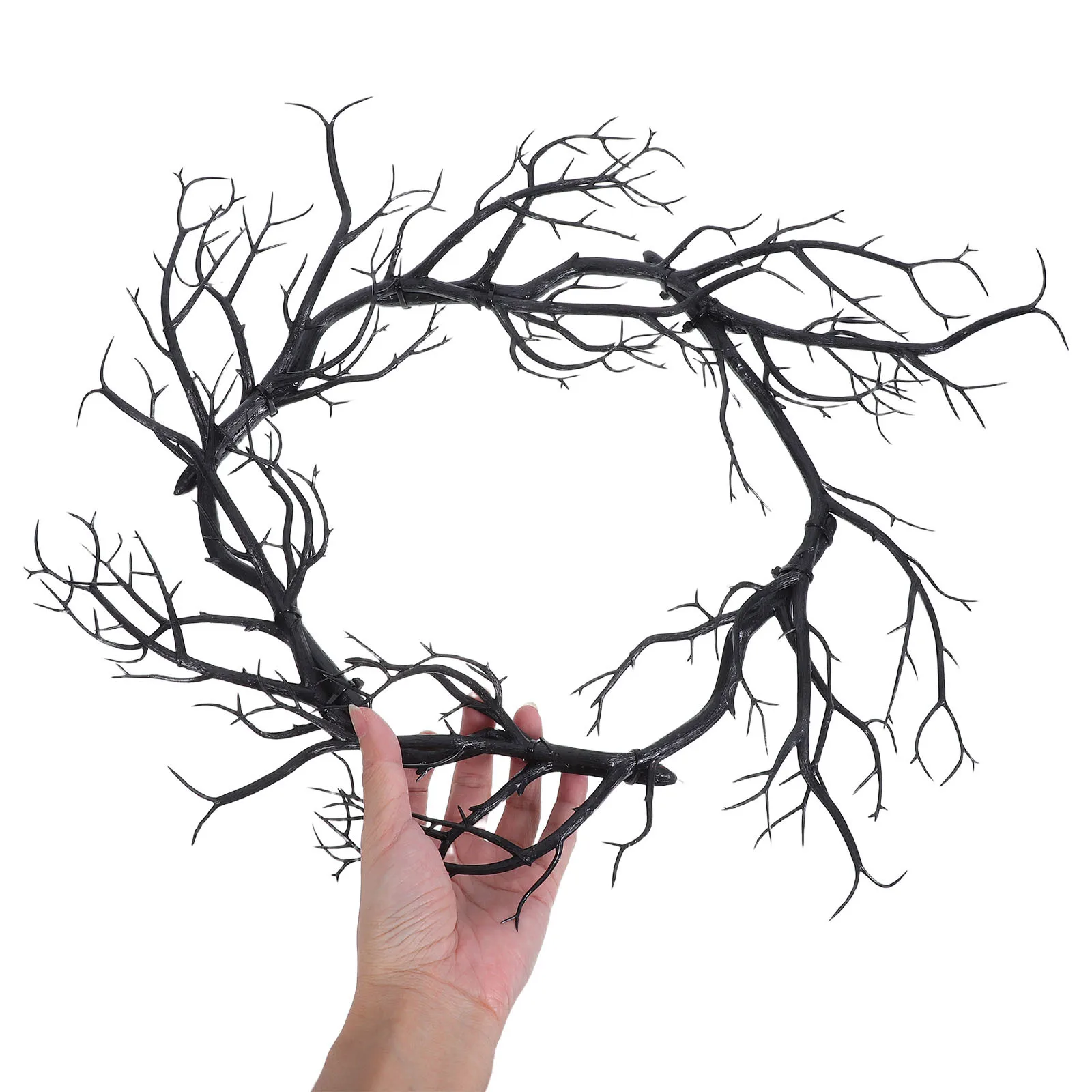 إكليل غصين الهالوين احتفالي ديكور حائط داخلي زينة معلقة لوازم حفلات الهالوين إكليل معلق #1