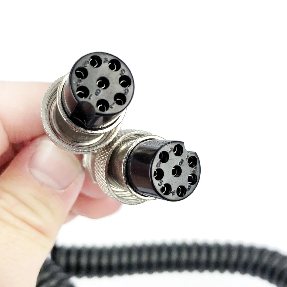 8 Pin Microphone Extension Cable For YAESU ICOM KENWOOD Walkie Talkie Accessories Female to Female