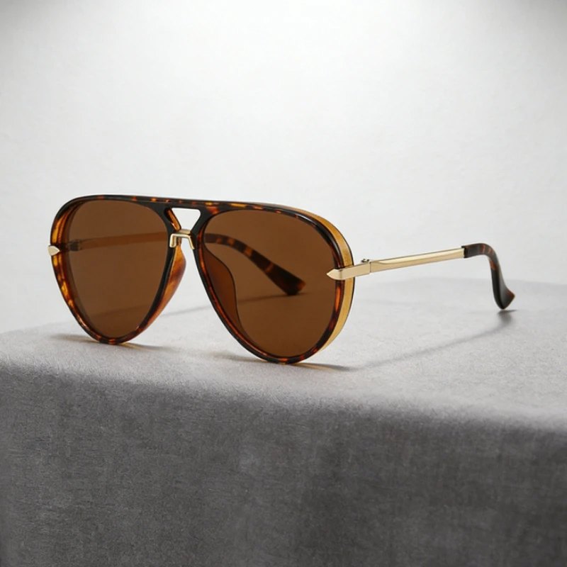 Neue Stylische Übergroße Froschaugen-Sonnenbrille für Outdoor, Radfahren und Reisen UV-Schutz-Brille UV400 Klassische Fahrbrille
