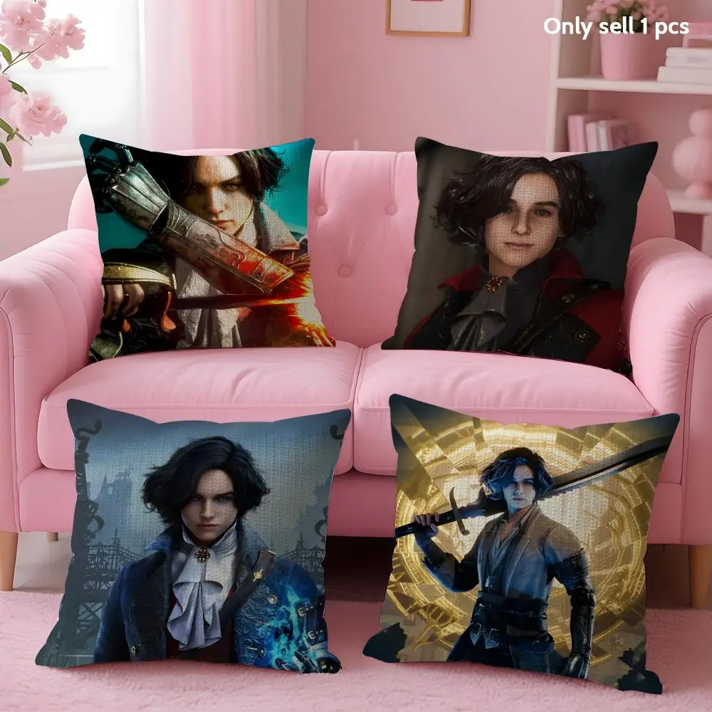 Popular Video Game L-lies Of P Cushion Cover Decorative Linen Throw Pillow Case Soft For Bed Sofa Car Home Decor