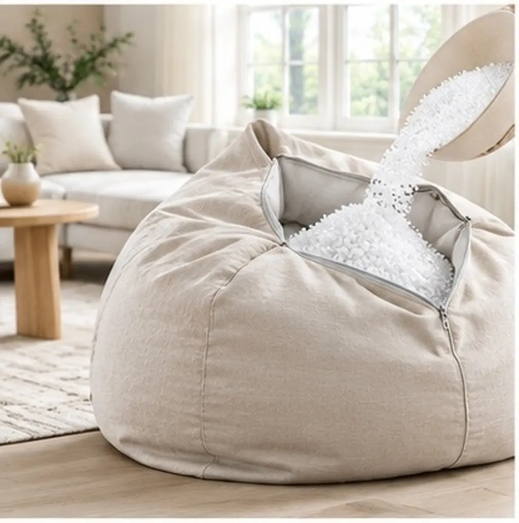 1Pack Foam Particles Bean Bag Filler Soft Shredded Foams 3-5Mm Sofa Couch Cushion Filling Craft Decoration Pillow Stuffing