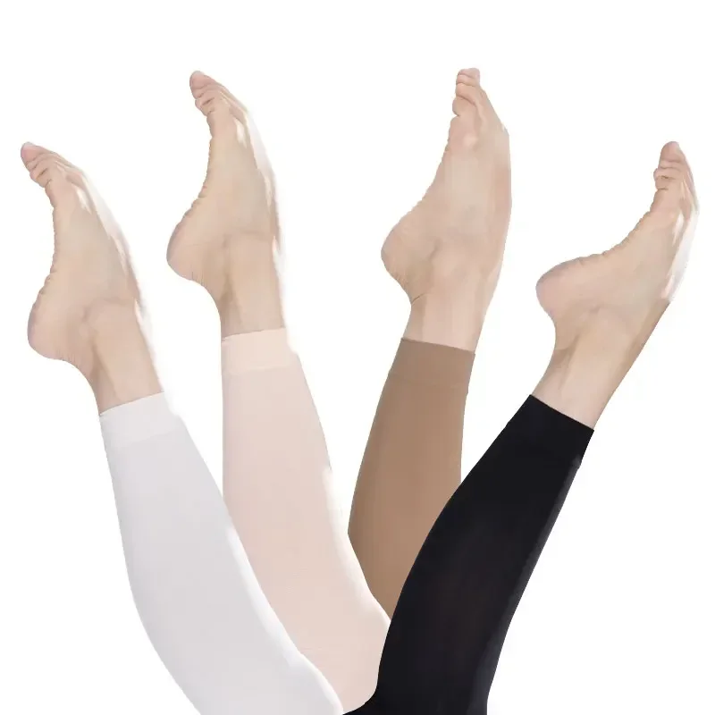 Medias de vientre 60D para mujer, medias de baile sin pies, pantimedias para niñas para bailar, mallas de Ballet latino, medias de gimnasia