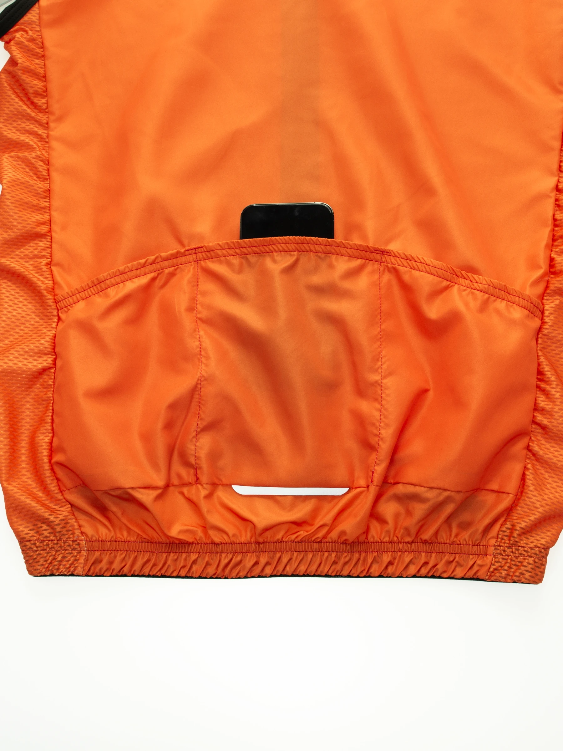 SANCUAX Fahrradweste für Herren, winddichte Fahrradweste, Zwei-Wege-Vollreißverschlüsse, Fahrrad-Windjacke, Rückseite mit 3 Taschen, ärmellose Weste – Detail 8