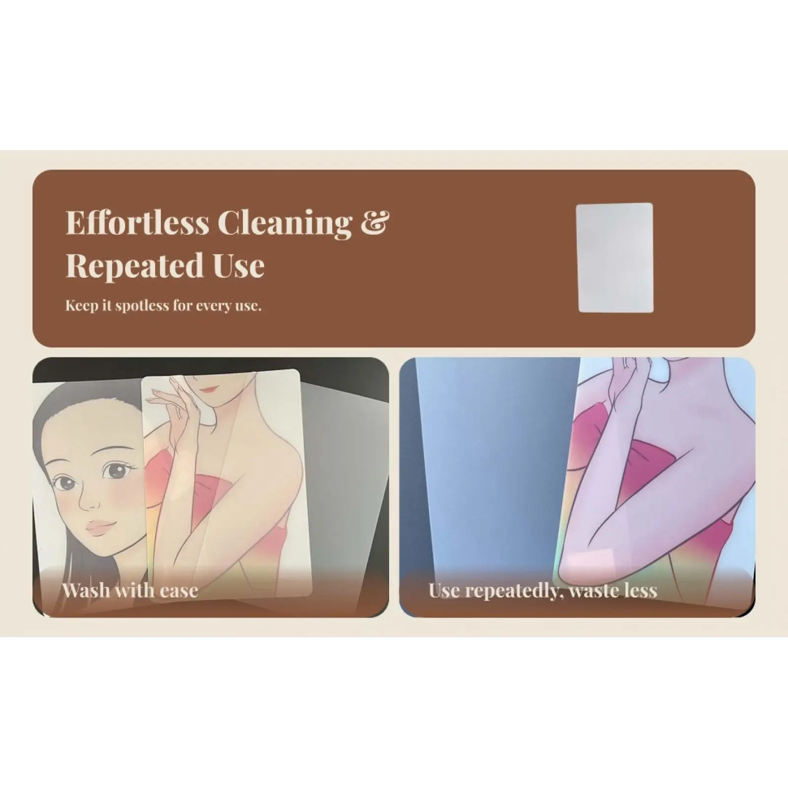 Face Painting Template Board Washable Makeup Practice Trainer for Experienced and Beginner Face Painters