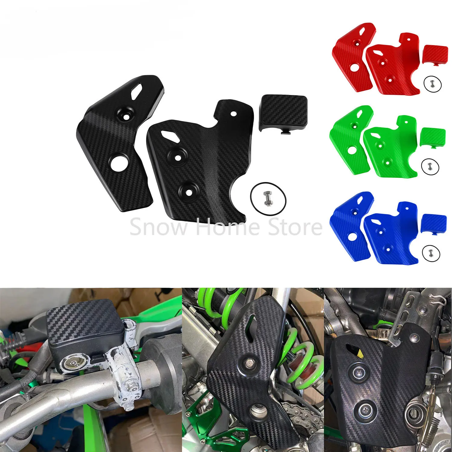 Off-road Motorcycle Modified Accessories Parts for Kawasaki KLX250 Special Frame Protection Plate Decoration