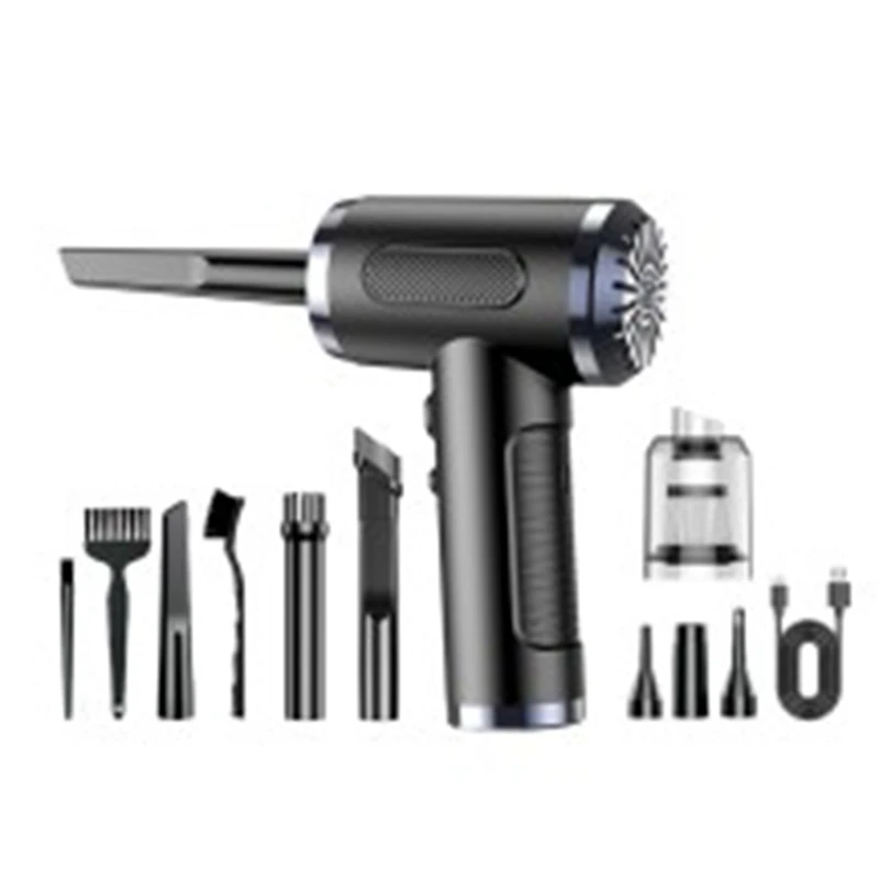 Przenośna dmuchawa do sprężonego odpylacz powietrza czyszcząca do komputera ładującego USB domowa dmuchawa środek czyszczący do samochodu potężne czyszczenie trwałe A