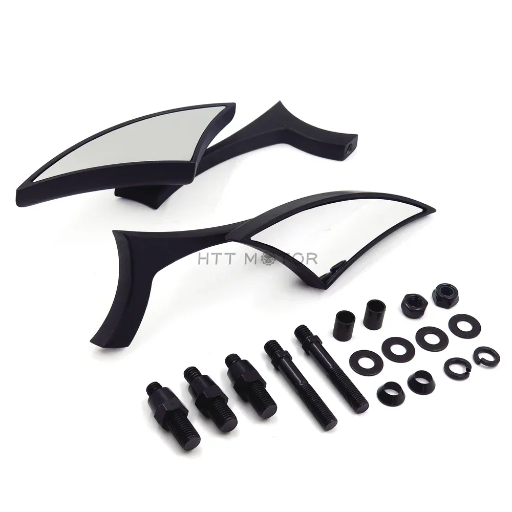 

Motorcycle Mirror for Suzuki/Harley Savage Intruder Volusia Boulevard Black Spear Blade Mini Mirrors