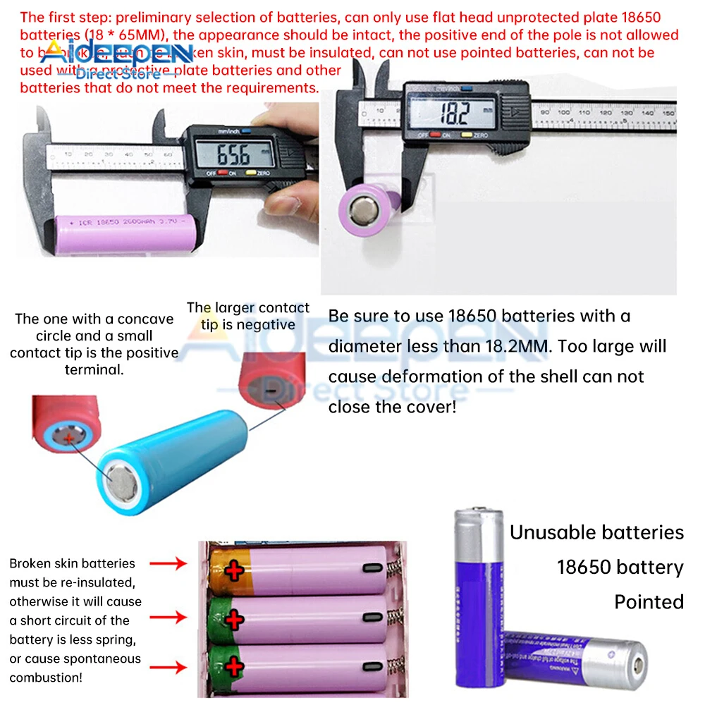 8X18650 แบตเตอรี่ผู้ถือ Dual USB Power Bank แบตเตอรี่กล่องชาร์จโทรศัพท์มือถือ DIY กรณีเชลล์ชาร์จสําหรับ Xiaomi