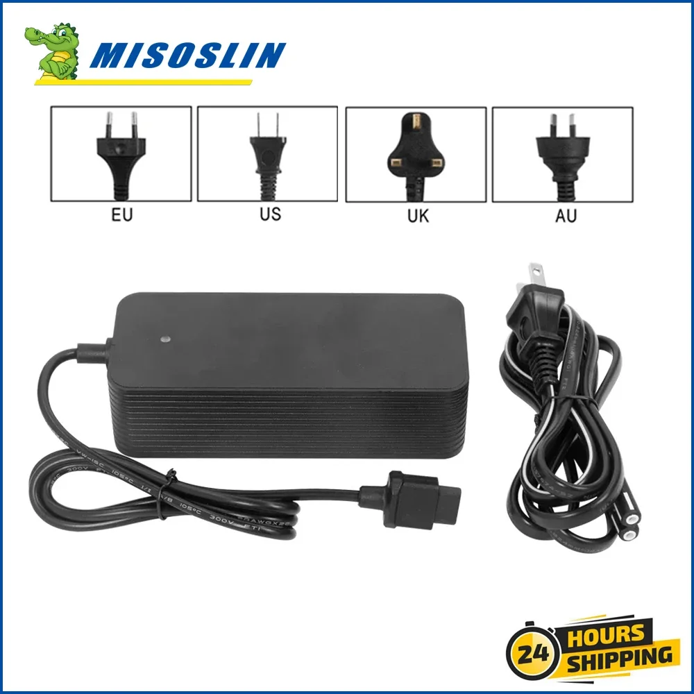 Electric Scooter 53.5V 2A Battery Charger for NIU KQI3 KQI2 Kickscooter EU US UK AU Plug Battery Charging Adapter Accessories