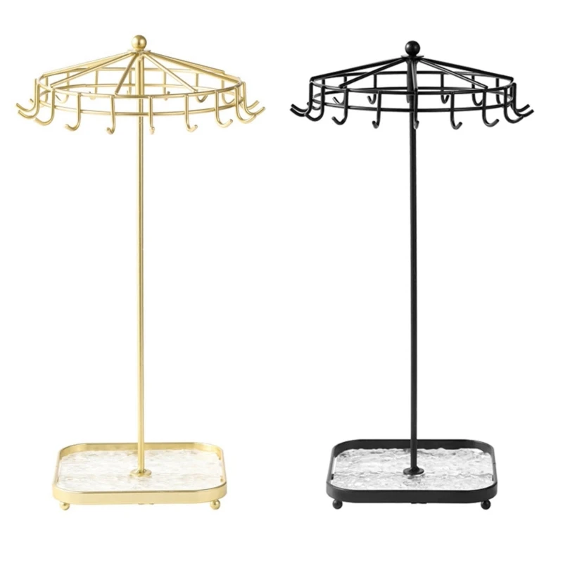 

F42F Компактные органайзеры для ювелирных изделий Съемная подставка для ожерелья Элегантный держатель для ожерелья для и изделий