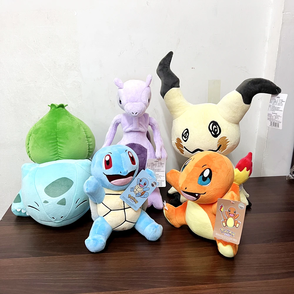 47 Stile Anime Pokemon Plüsch Charm ander Squirtle Pikachu Plüsch Bulbasaur Stofftier Spielzeug Peluche Pokemon Puppe Geschenk für Kind