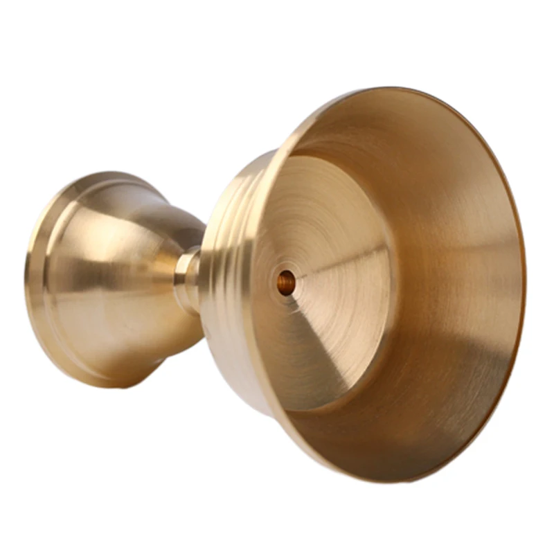 1PC Candle Holders Copper Butter Lamp Holder Long Lamp Candlestick Put Candle Copper Cup Home Decor 2 Sizes