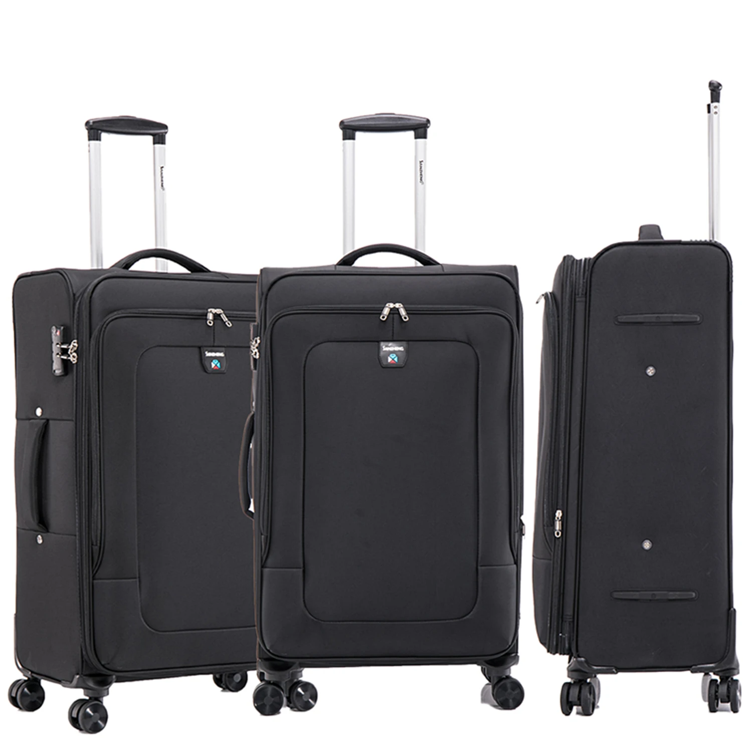 Four-piece fabric luggage set, suitcase for travel, school and business trip (20/24/28/32in)