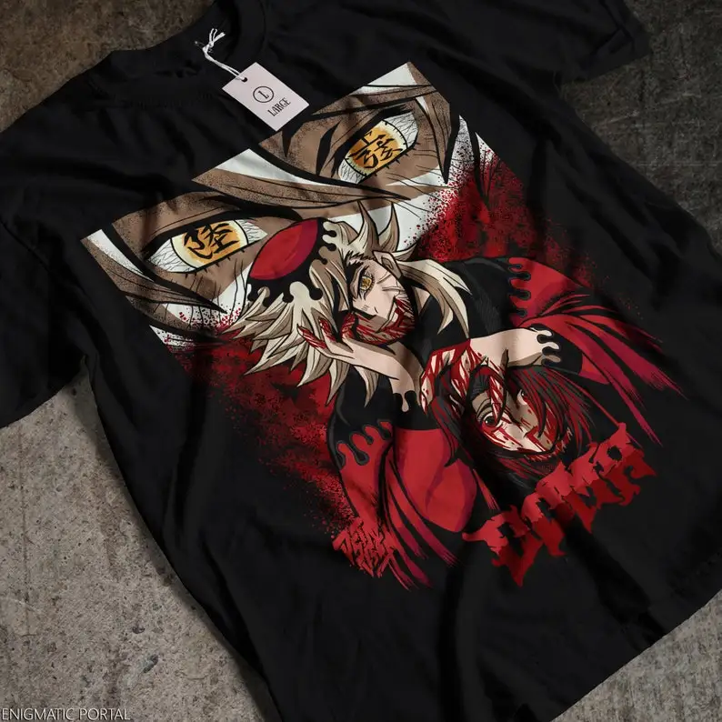 Doma Demon Slayer Shirt, Kimetsu No Yaiba, Kibutsuji Muzan, Inosuke Shirt