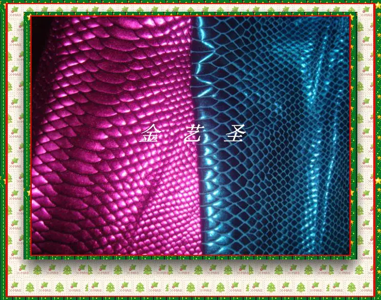 Four sided elastic filament licra spandex bronzing fabric, dance and gymnastic clothing fabric pattern (snake skin pattern)