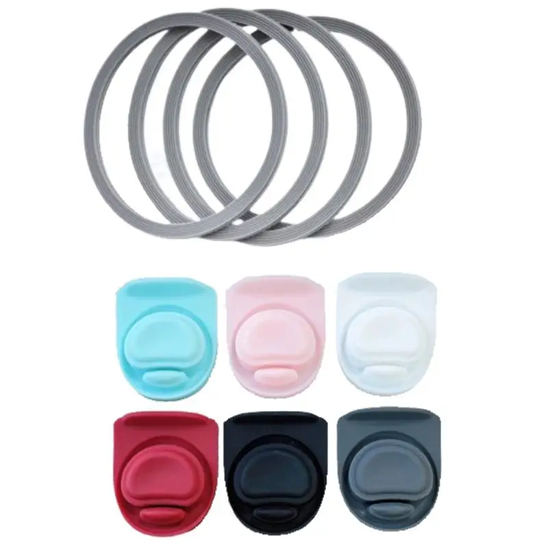 

Water Bottle Silicone Stopper 6X Water Bottle Leak Stoppers With 4 Sealing Rings Water Bottle Top Lid Gasket For 19oz 24oz 32oz