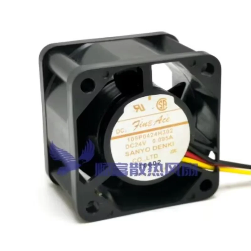 

Ltsf For SANYO DENKI 109P0424H302 DC 24V 0.095A 40x40x28mm 3-Wire Server Cooling Fan 4cm