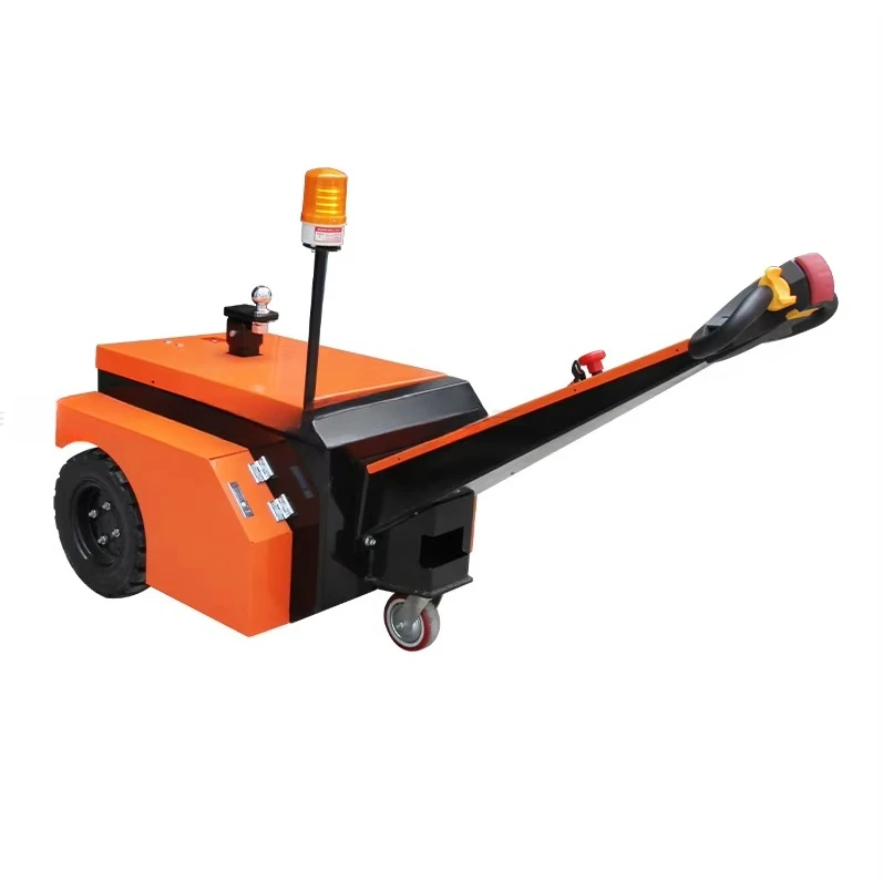 Mini Electric Tow Tractor Hand-Pulled Cargo Trailers New Steel Material 1500kg Traction Load for Retail