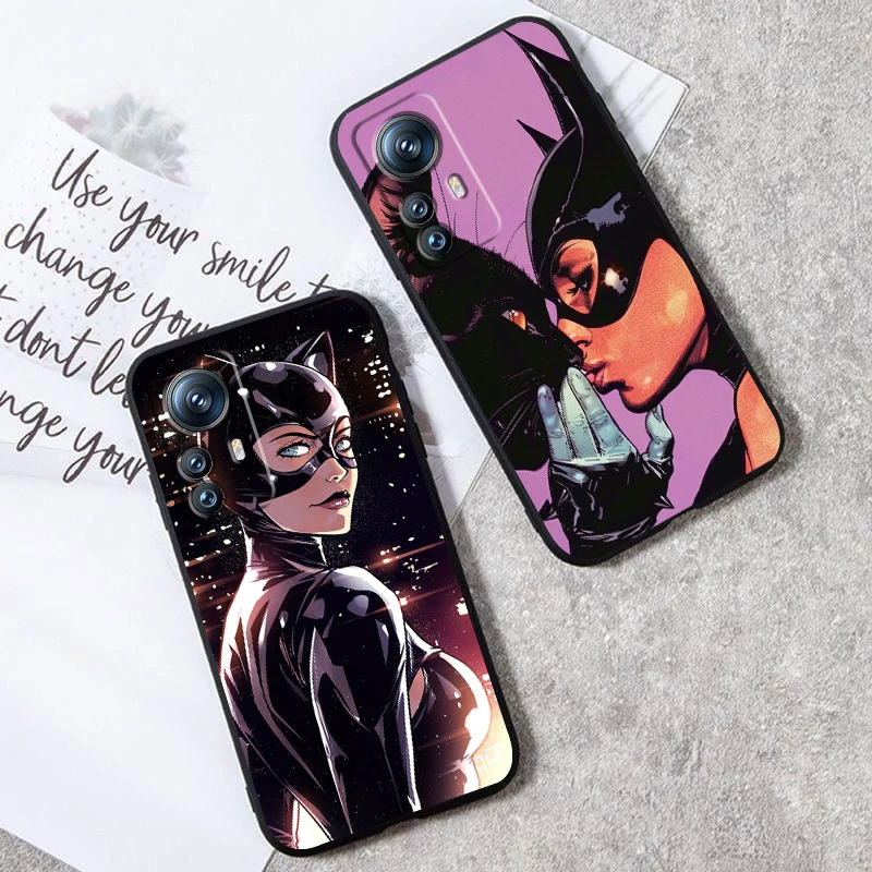 S-Selinas Kyle C-Catwomans Sexy For Xiaomi Mi 14 13T 13 12T 12 11T 11i 11 10T 10 Pro Lite Ultra 5G Black Back Phone Case