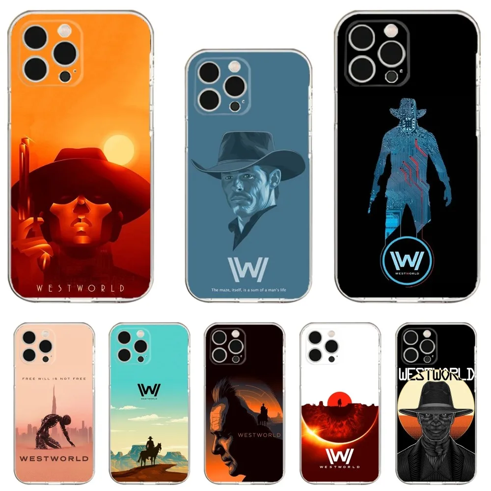 

W-Westworld-S TV Phone Case Phone Case For iPhone 13, 14,13,12,Mini,11,Pro,Max,Plus,X,XR,XS,8,SE,2020 Transparent Cover